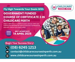 Elevate Your Career With Certificate 3 In Childcare At A Reputable Early Childhood Academy