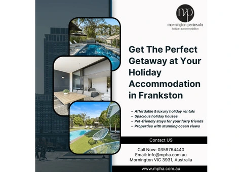 Enjoy Dream Holiday at Perfect Sorrento Holiday Accommodation Rentals