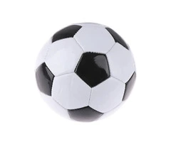 Classic Soccer Ball Football Training Standard Size 5 Black/white- Qubyk AU