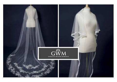 Handcrafted Custom Bridal Veils for Your Picture-Perfect Wedding