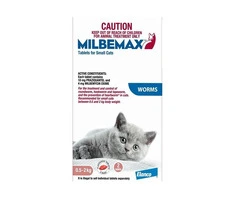 Milbemax Allwormer Tablets For Small Cats 0.5 To 2 Kg