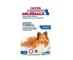 Milbemax Allwormer Tablets For Large Dogs 5 To 25 Kg
