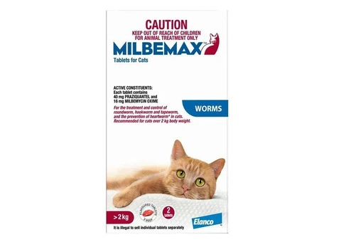 Milbemax Allwormer Tablets For Large Cats Over 2Kg