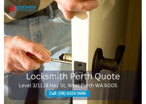 Fast and Friendly Residential Locksmith Perth Services Locked out of your home?