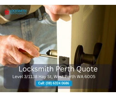 Fast and Friendly Residential Locksmith Perth Services Locked out of your home?