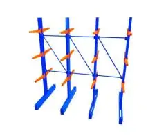 5940mm Height 3 Bays Double Sided Heavy Duty Cantilever Racking System