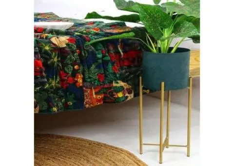 Check out the collection of fancy velvet quilts