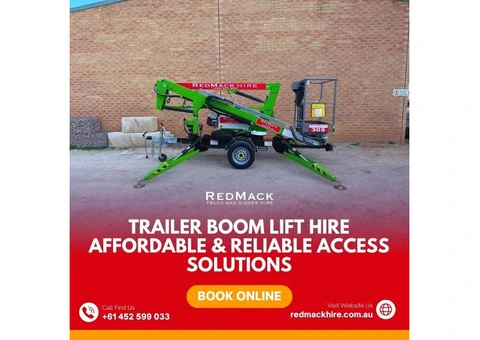 Hire a Trailer Boom Lift Near You Book Online Now!