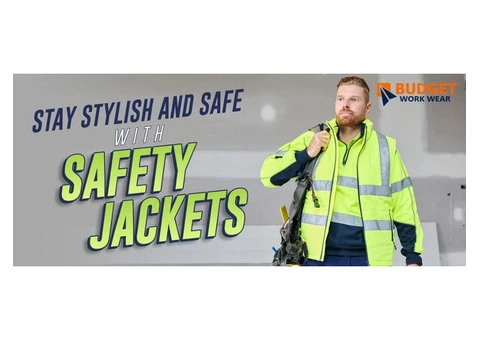 Get our safety jackets to stay stylish and safe