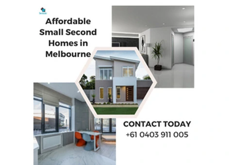 Affordable Small Second Homes in Melbourne | Bennic Homes