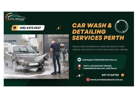 Get That Showroom Finish – Car Wash & Detailing Perth