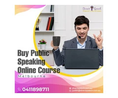 Buy public speaking online course in Melbourne and Master the Art