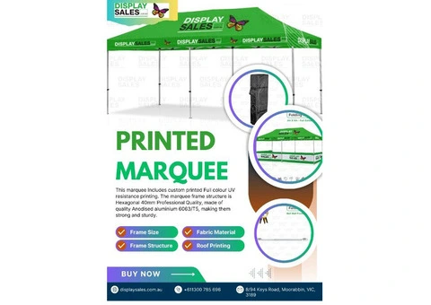 Printed Marquee | Display Sales