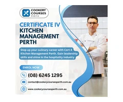Shape a Brighter Tomorrow With Cert 4 Kitchen Management Perth at Our Institute