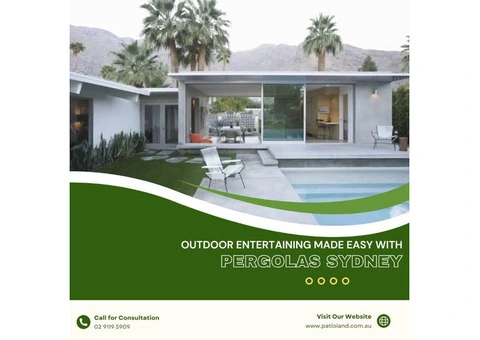 Outdoor Entertaining Made Easy With a Sydney Pergola