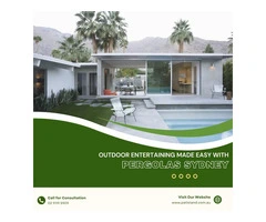 Outdoor Entertaining Made Easy With a Sydney Pergola