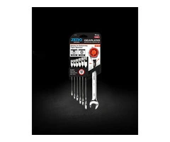 Ratchet spanner set 7 piece SAE