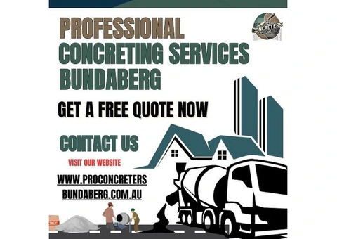 Reliable Concrete Services in Bundaberg – Free Quotes Available!