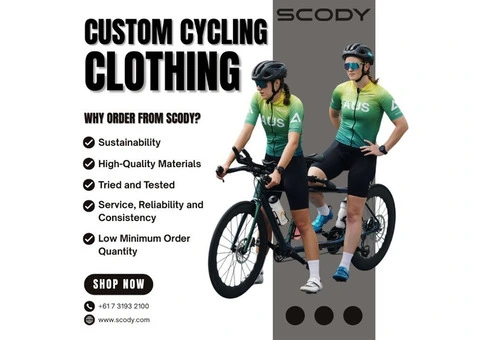 Custom Cycling Clothing – Boost Endurance and Comfort!
