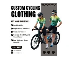Custom Cycling Clothing – Boost Endurance and Comfort!