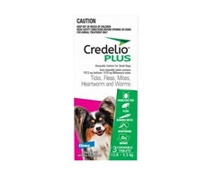 Credelio Plus For Small Dogs 2.8 - 5.5 Kg