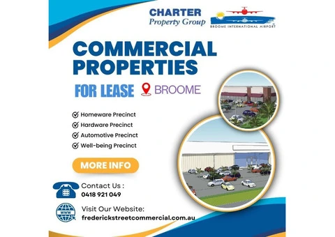 Commercial Properties for Lease in Broome | Frederick Street Commercial