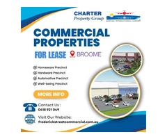 Commercial Properties for Lease in Broome | Frederick Street Commercial