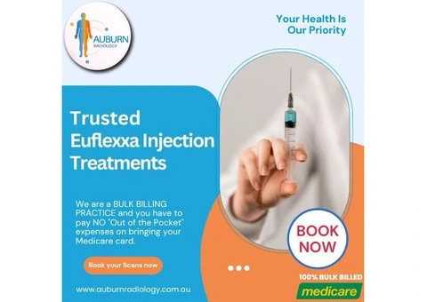 Trusted Euflexxa Injection Treatments at Auburn Radiology. (02) 8315 8292