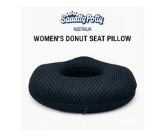 Sitz Bath Support with Women’s Donut Seat Pillow