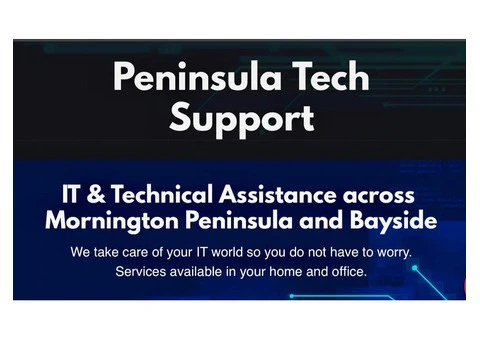 IT Support across Mornington Peninsula & Bayside Melbourne