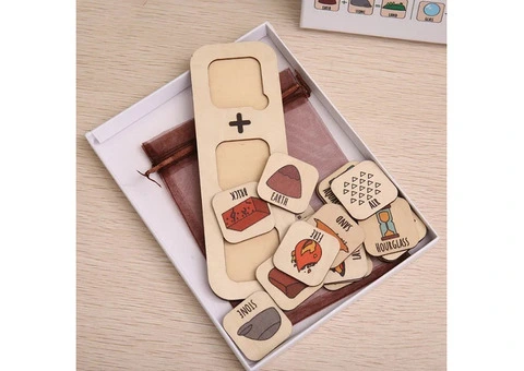 Multicolor Wooden Mineral and Gemstone Educational - Qubyk AU