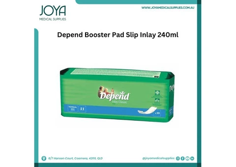 Depend Booster Pad Slip Inlay 240ml - Joya Medical Supplies
