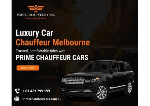 Expert Luxury Chauffeur Car Hire Melbourne at Prime Chauffeur Cars