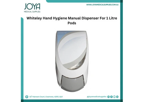 Whiteley Hand Hygiene Manual Dispenser For 1 Litre Pods - Joya Medical Supplies