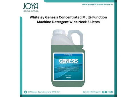 Whiteley Genesis Concentrated Multi-Function Machine Detergent Wide Neck 5 Litres