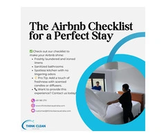 Airbnb. Commercial and House Cleaner