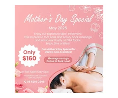 Celebrate Mother's Day at the Best Day Spa in Perth