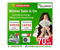 Winter Sale on Energy-Efficient Air Conditioning – Up to 70% Off
