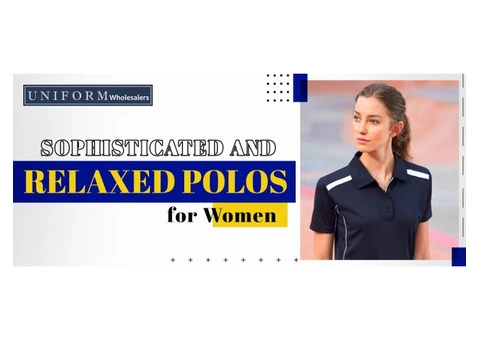 Get the relaxed and sophisticated polos for women