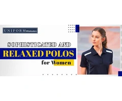 Get the relaxed and sophisticated polos for women
