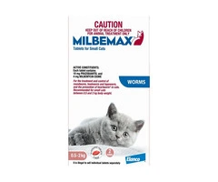 Buy Milbemax Allwormer Tablets For Small Cats 0.5 To 2 Kg - Free Shipping
