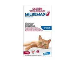 Buy Milbemax Allwormer Tablets For Large Cats Over 2kg - Free Shipping