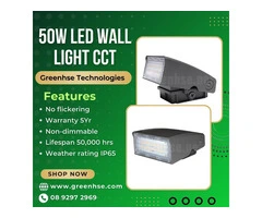 New 50W LED Wall Light by Greenhse Technologies
