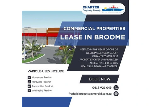 Commercial Properties for Lease in Broome | Frederick Street Commercial
