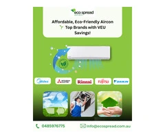 Affordable Eco-Friendly Aircon | VEU Savings on Top Brands!