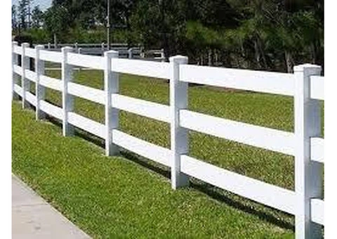 Create Decorative Garden Edging With Post And Rail Fencing