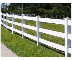 Create Decorative Garden Edging With Post And Rail Fencing