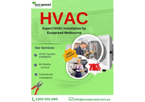 Expert HVAC Installation – Up to 70% OFF in Melbourne!