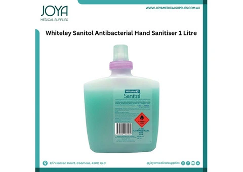 Whiteley Sanitol Antibacterial Hand Sanitiser 1 Litre - Joya Medical Supplies