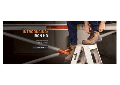 Steel-Toe Work Boots